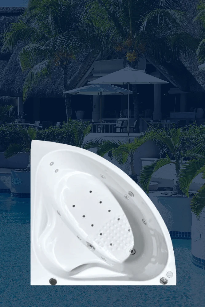 Corner 48 × 48 bathtub