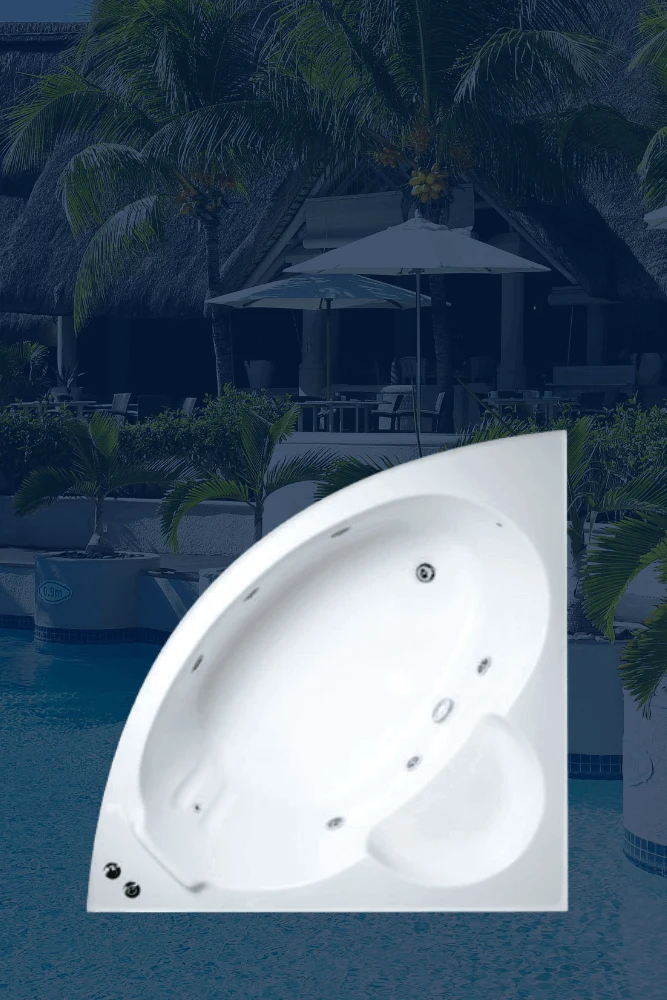 Corner 56 × 56 bathtub